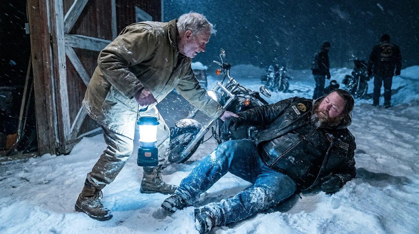 80-Year-Old Farmer Saved 19 Frozen Bikers — 3 Months Later, 500 Riders Returned