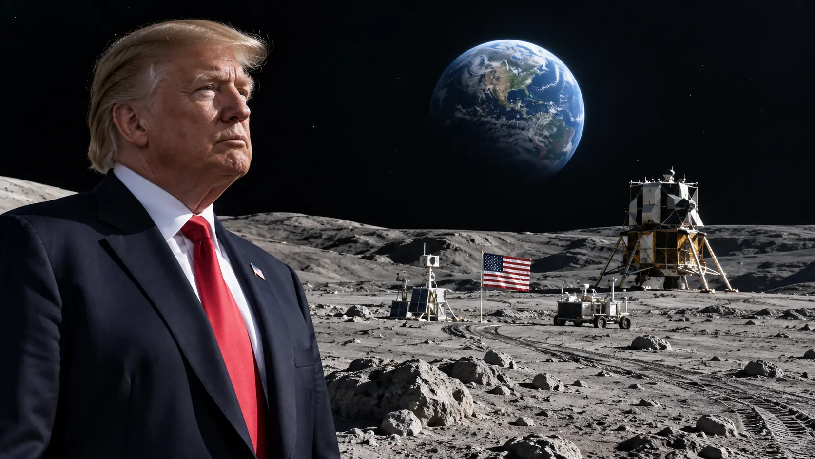 “The Moon Is Ours”: What Trump’s Viral Post Really Means—and Why No Country Can Own the Moon