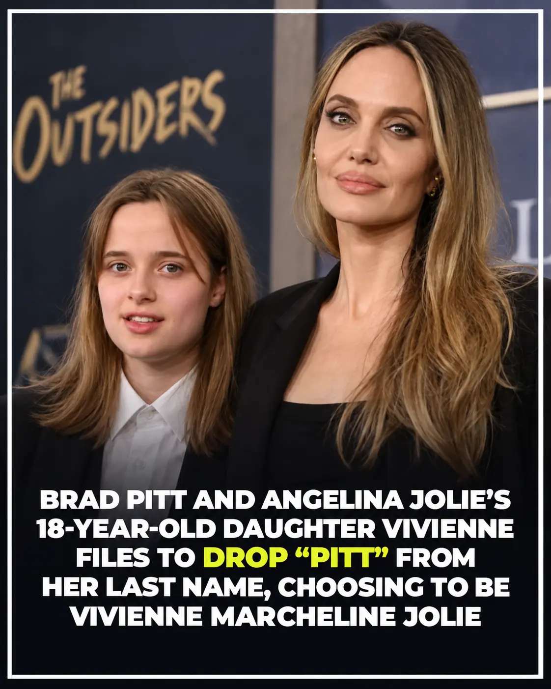 Vivienne Jolie-Pitt Is Dropping “Pitt” From Her Name