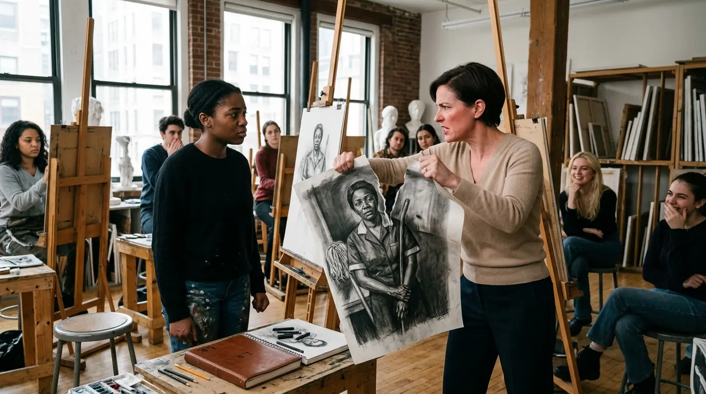 "This Trash Isn't Worth $1!" Art Teacher Ripped Black Girl's Sketch — Hers Sold for $2 Million Later