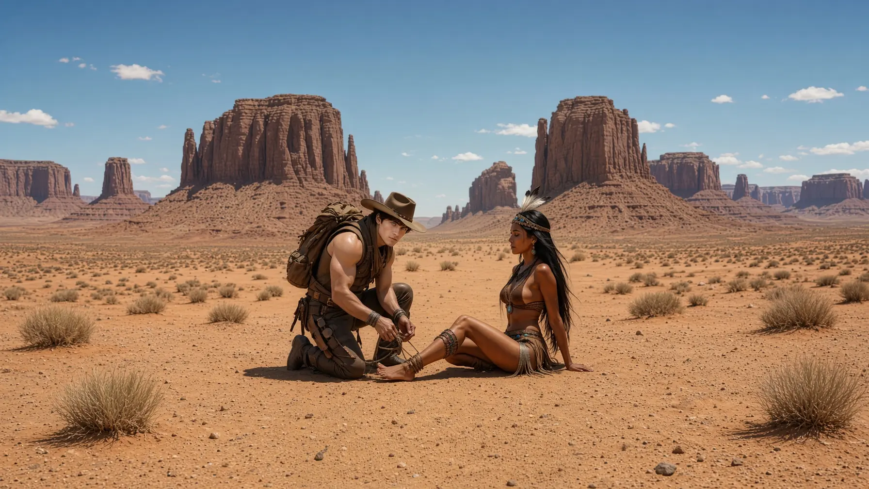 Rancher Lived Alone For Years – Until He Saved A Apache Warrior Woman Left For Dead