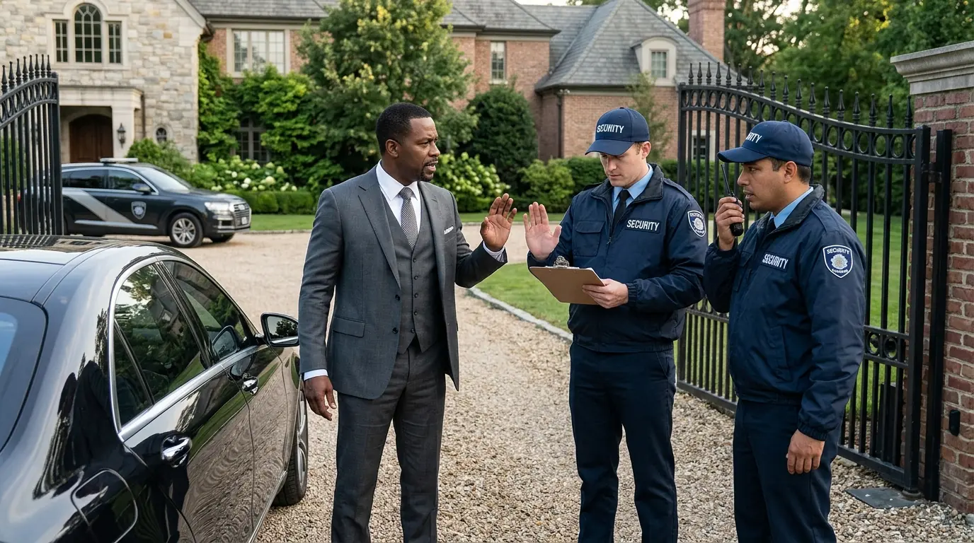 Guards Blocked a Black CEO from His Own Mansion — One Phone Call Later, They Were Fired