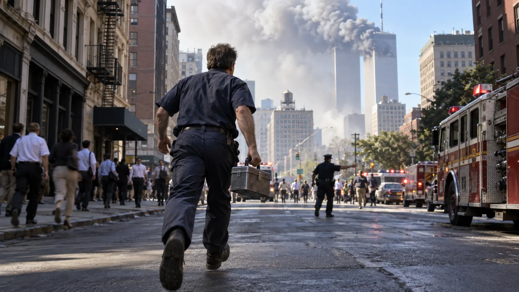 The Elevator Man Who Ran Toward the World Trade Center: The True Story of 9/11 Hero Chuck Costello