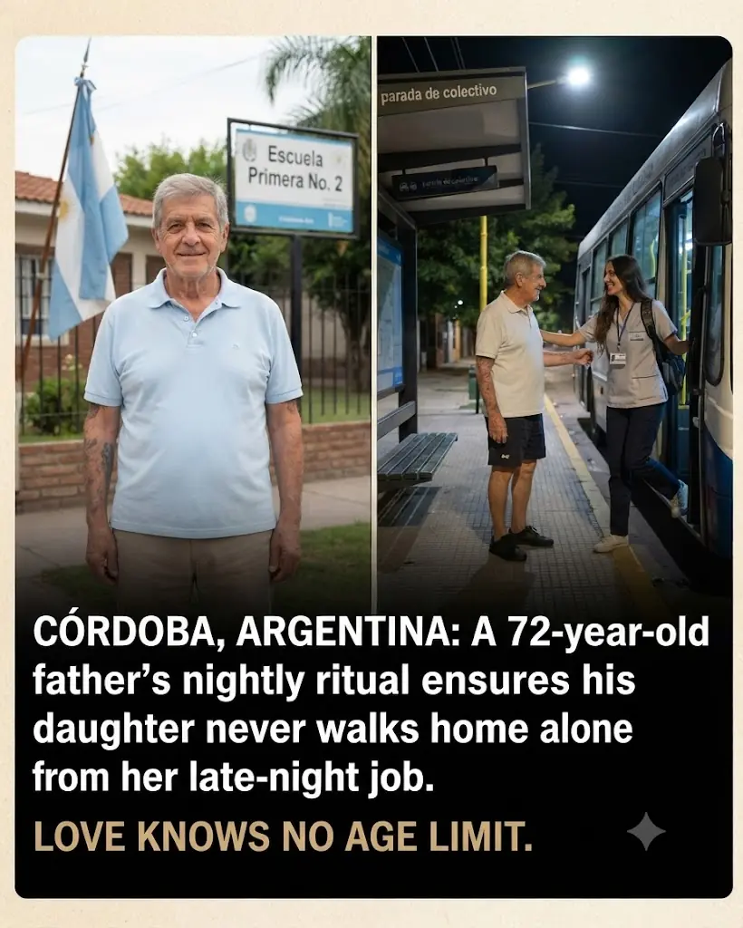 Every Night, a 72-Year-Old Father Waited at a Dark Bus Stop for His Daughter