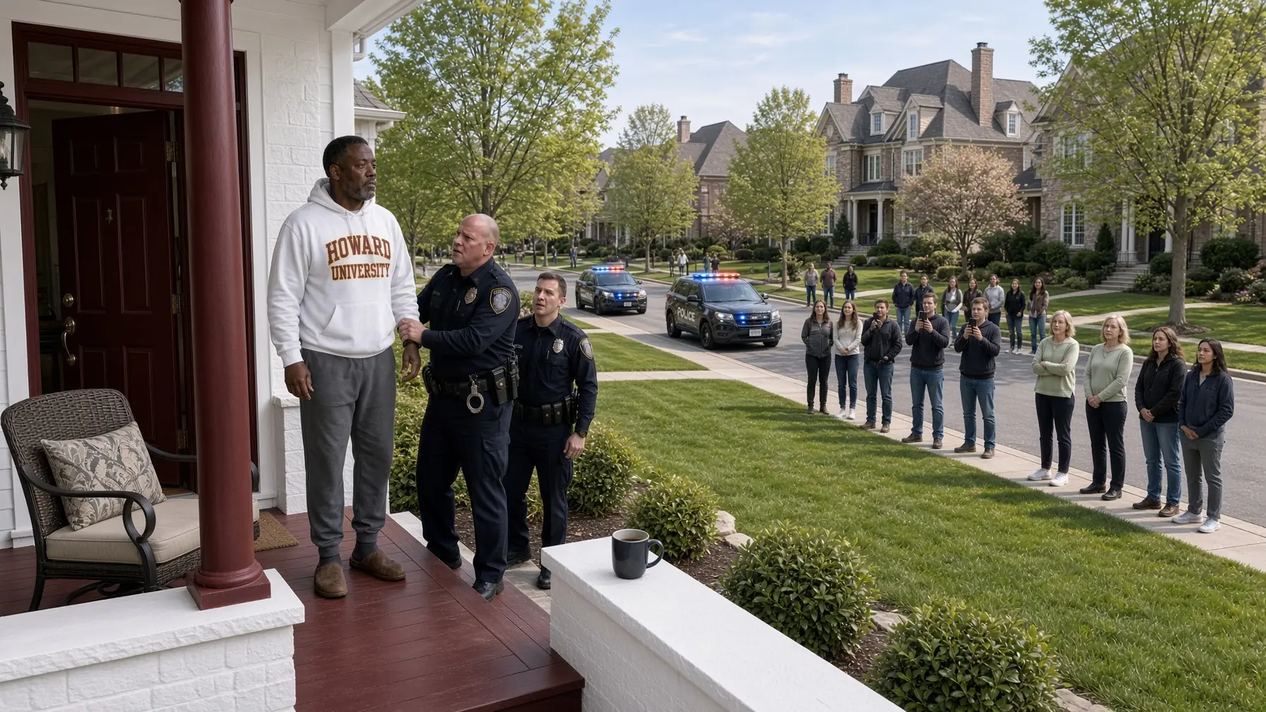 A Neighbor Called Police On The Black Man Drinking Coffee On His Own Porch — Then The Watch Commander Heard His Name