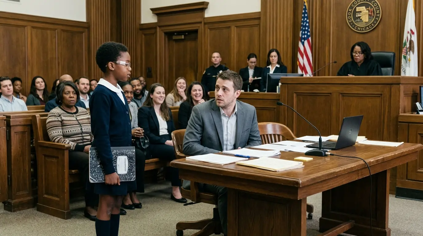 I Can Defend Him! — Said The Poor 12-Year-Old Black Girl After Lawyer Abandoned The Young Millionaire