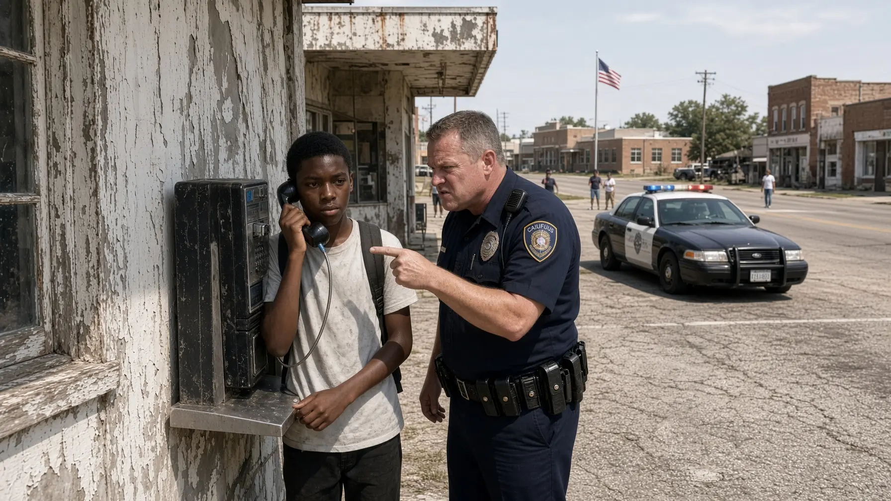 Racist Cop Mocks a Black Boy Calling the FBI — Then His Phone Rings