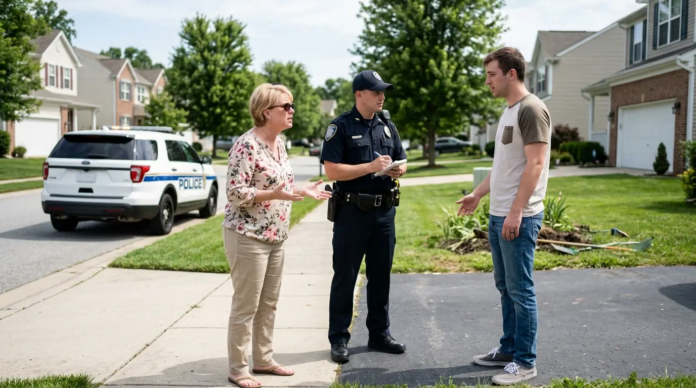 HOA Karen Called Cops on Me — Then She Froze When the Sheriff Saluted My Wife!