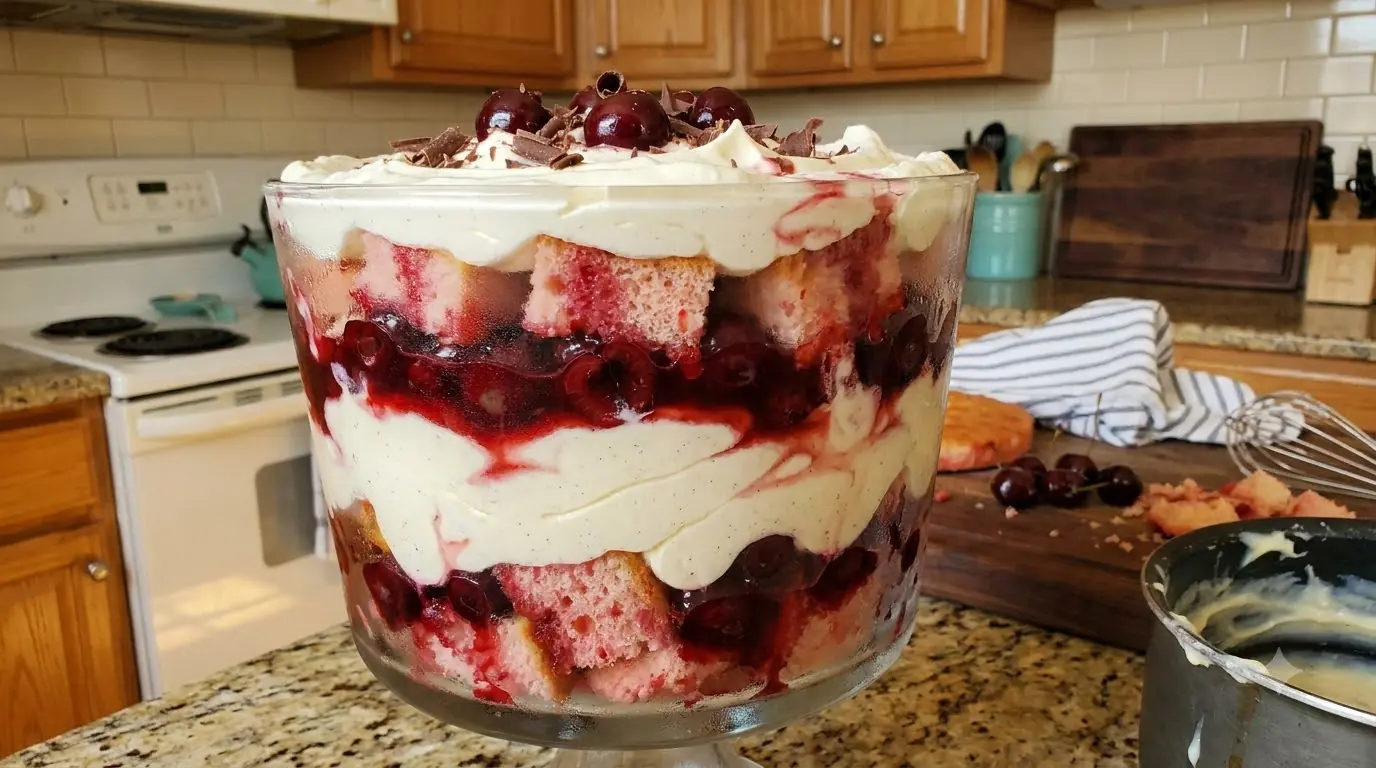 Sugar-Free Cherry Zuppa Inglese – Creamy, Fruity & Elegantly Layered
