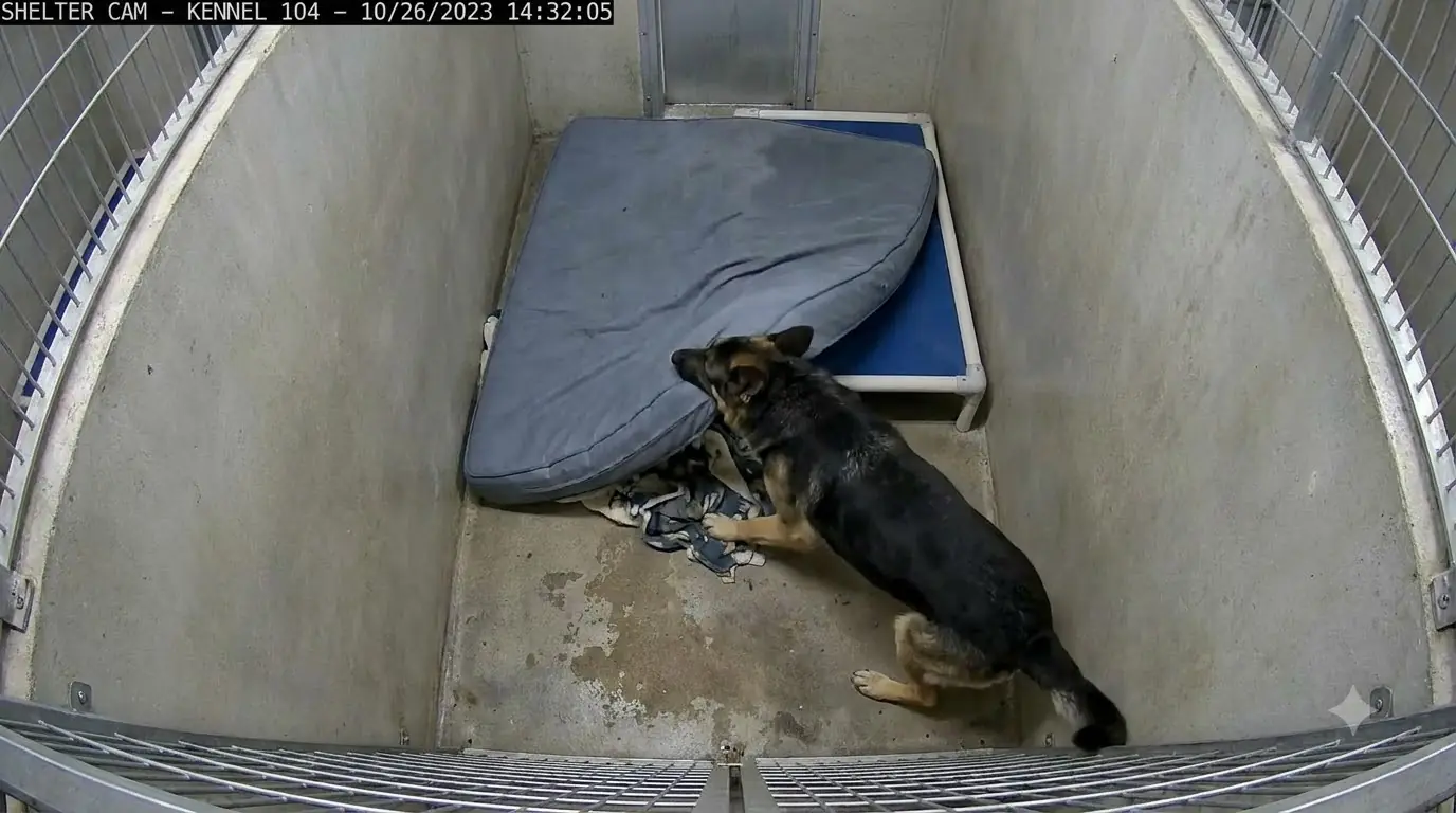 Tank Suddenly Started Attacking His Own Bed—and Staff Realized It Might Not Be Destructive Behavior