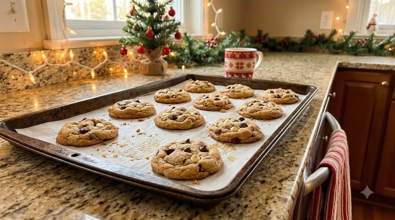 Two-Chip Chocolate Chip Cookies – Thick, Chewy & Loaded with Double Chocolate Chips