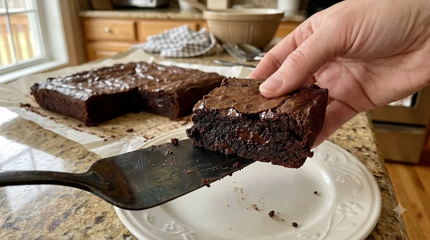 Dark Chocolate Brownies – Deep, Fudgy & Intensely Chocolatey