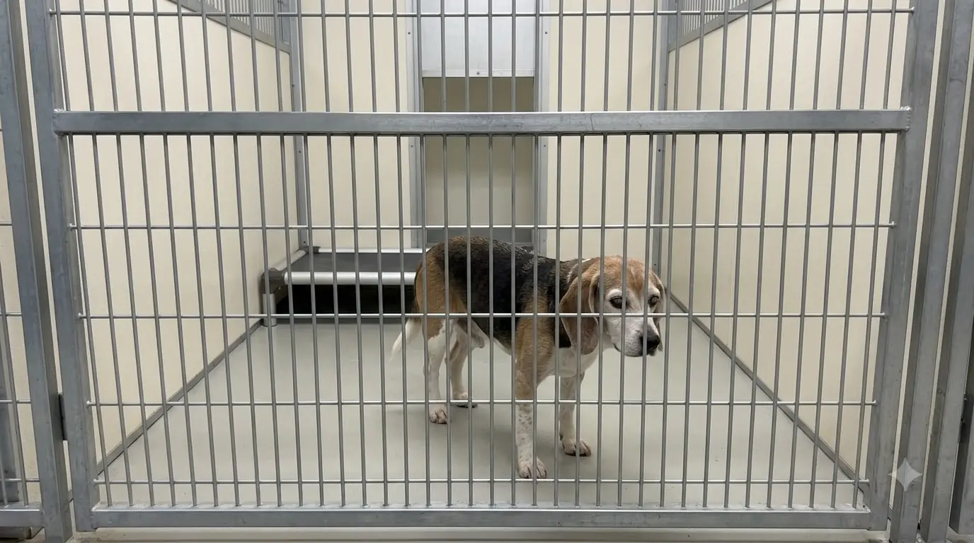 Chester Keeps Getting Passed By Because He Never Knows Someone Is Standing at His Kennel