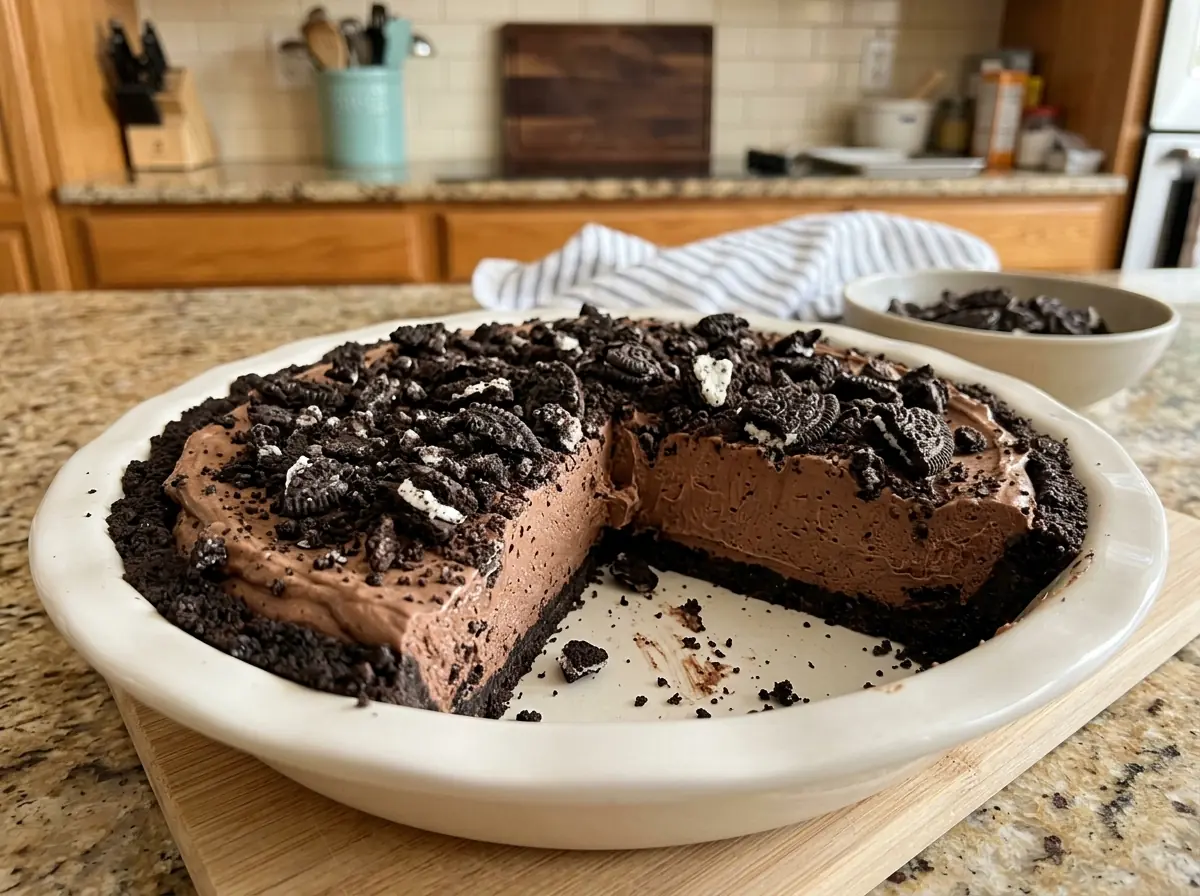 Oreo Dirt Pie – Creamy, Chocolatey & Loaded with Crushed Oreos