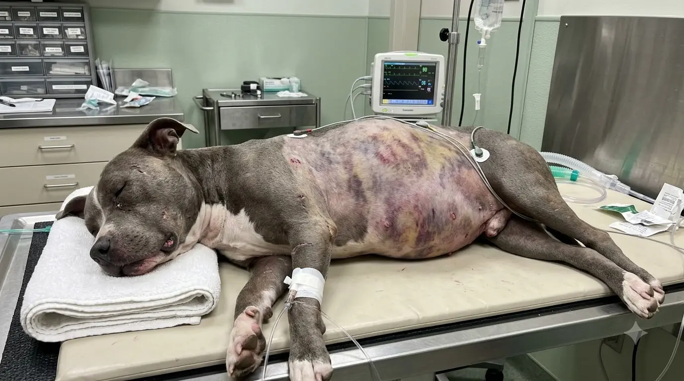 Tank Was Already on the Operating Table When Rescuers Discovered the Damage Inside