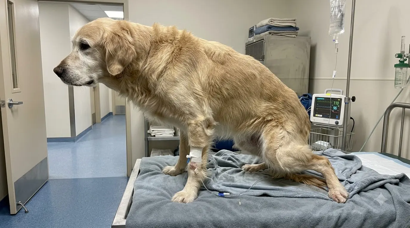 Charlie Keeps Trying to Stand Every Time the Rescue Worker Leaves the Room