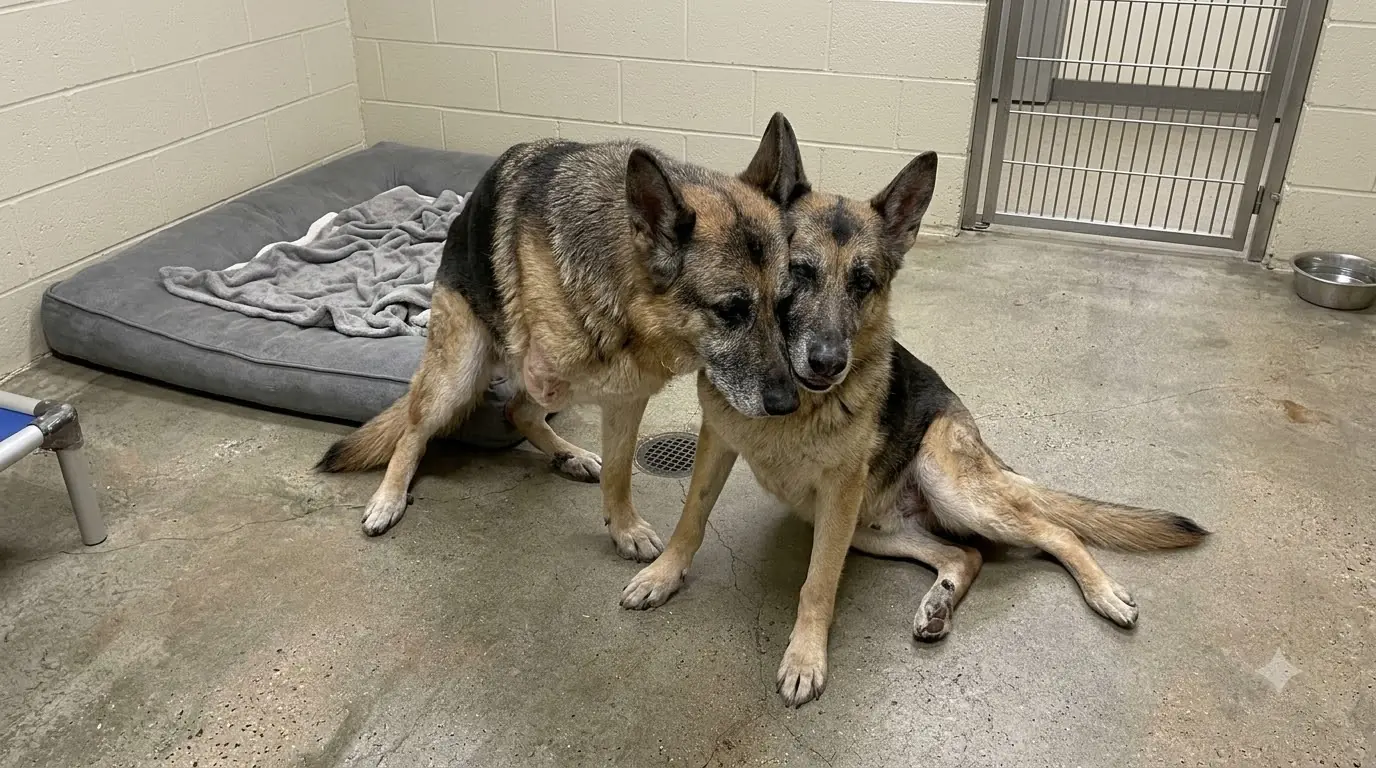 Ranger Can Barely Walk Himself, but He Still Moves Toward Major Every Time His Partner Falls