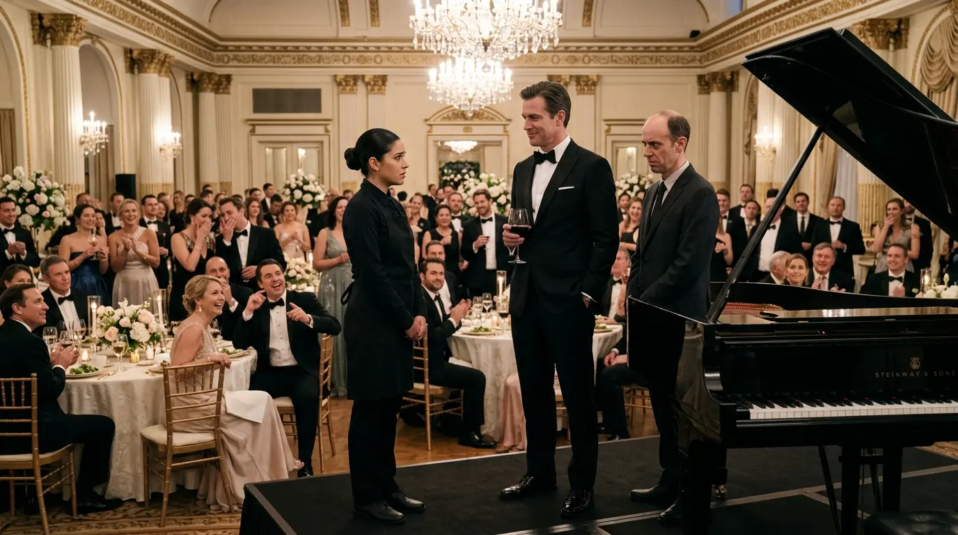 They Forced the Waitress to Play Piano — Moments Later, Her Talent Left the Guests Speechless