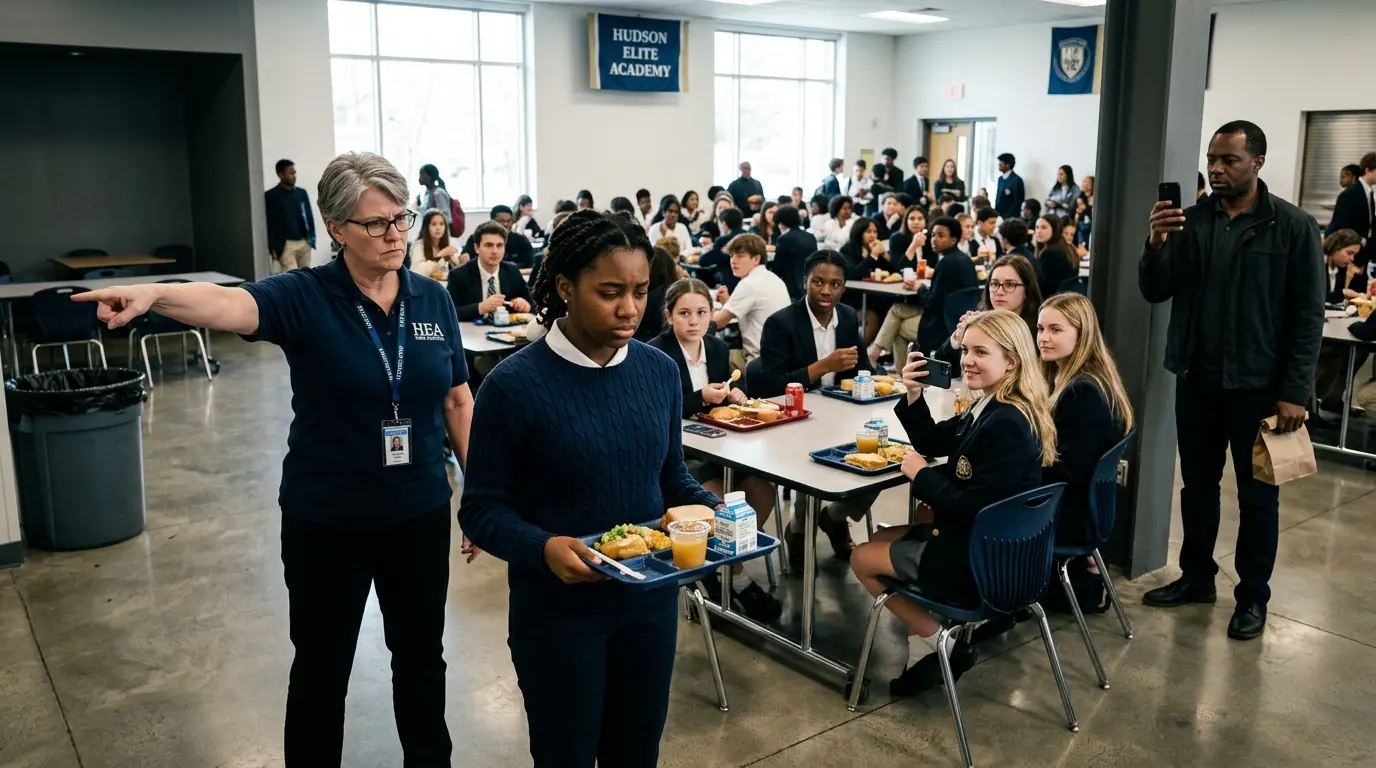 Black Father Came to His Daughter’s School at Lunch — What He Witnessed Left Him Speechless