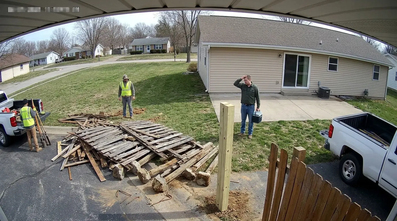 They Tore Down My Fence While I Was at Work — Then the Survey Took Half Their Backyard