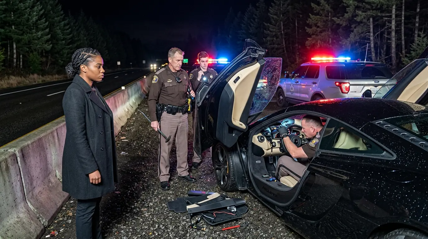 Three Cops Tore Apart Her $300K Supercar to Find Hidden Drug Money — Instead They Found a Camera