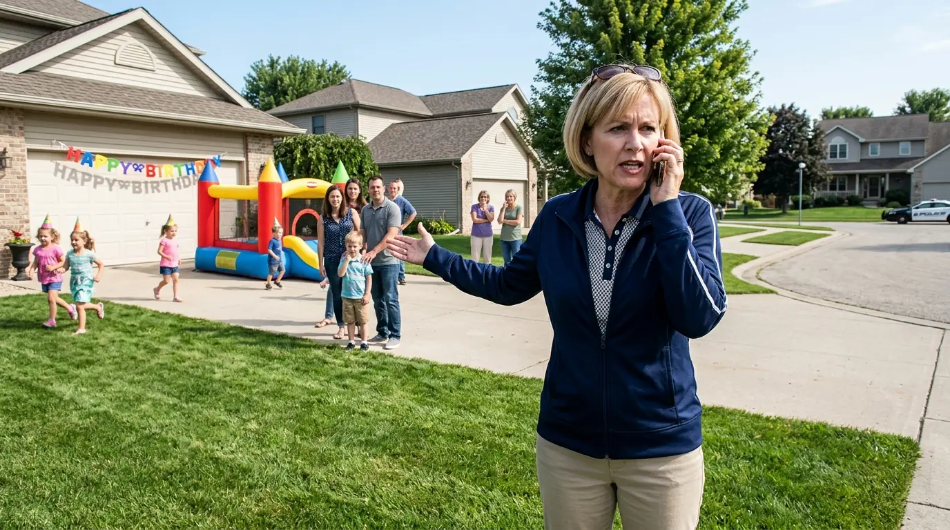 HOA Karen Phoned 911 About a Child’s Birthday Party Police Arrested Her Instead