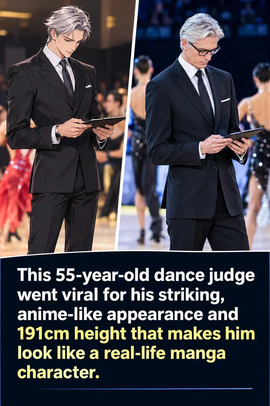 55-Year-Old Dance Judge Goes Viral at World Games for Looking Like a Real-Life Manga Character