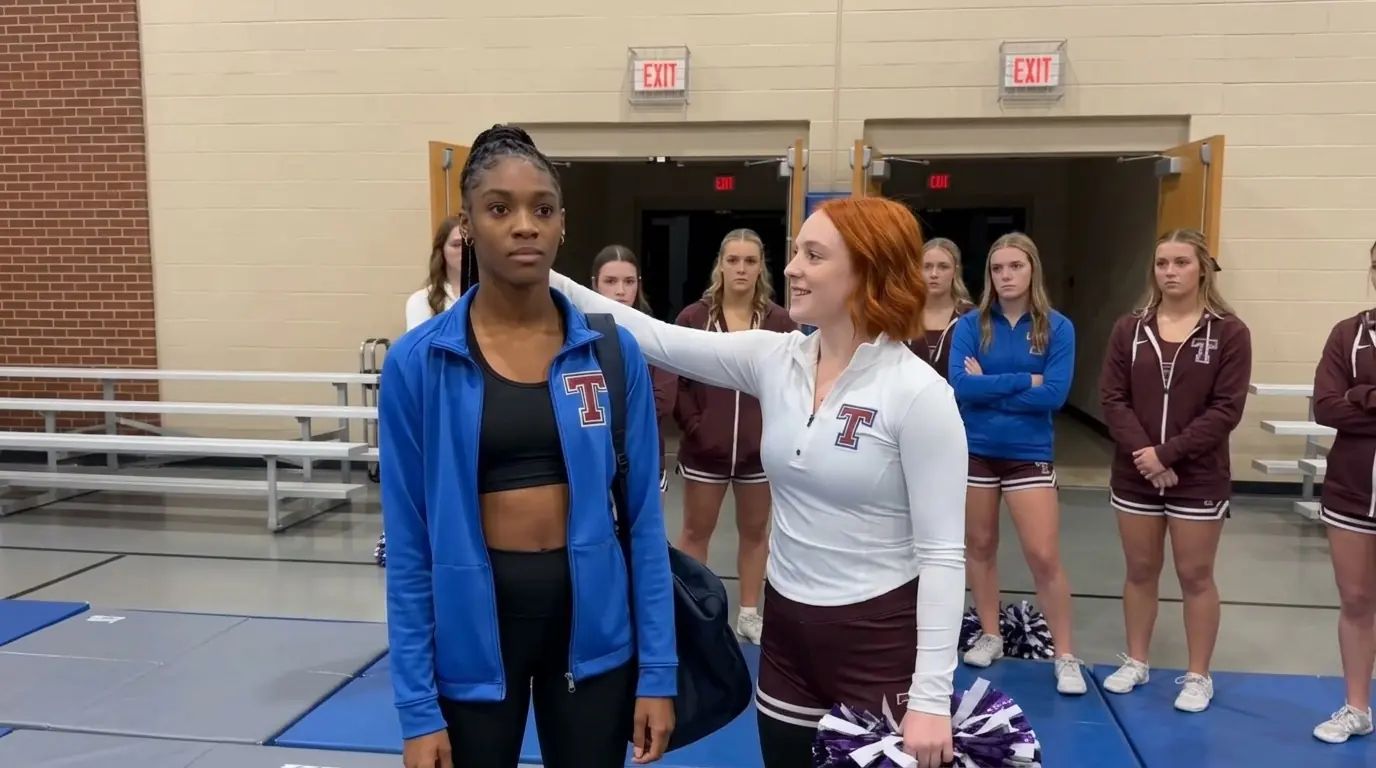 The Cheer Captain Yanked the New Girl’s Braids in Front of the Whole Team—Then One Video Exposed What She’d Been Doing All Season