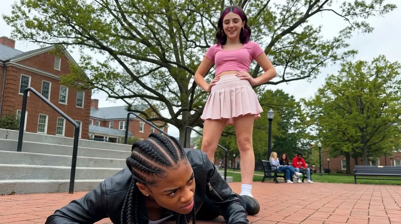 She Shoved the Quiet Black Girl Off Her Skateboard for a Viral Laugh—Then the Full Video Exposed What She’d Been Doing All Semester