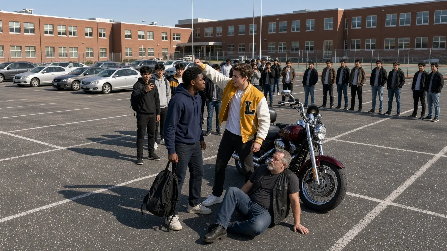 Bullies Attacked a Black Girl in The School Parking Lot—Unaware Her Father Was a Police Officer
