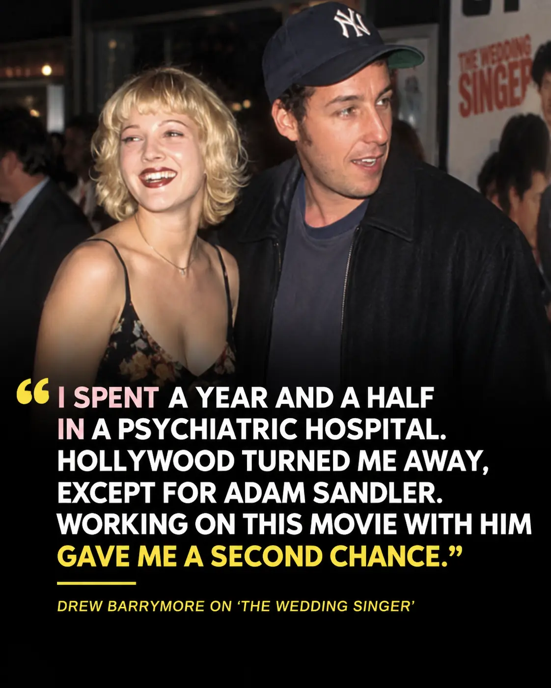 Drew Barrymore Was Written Off by Hollywood at 14 — Then The Wedding Singer Helped Launch One of Its Greatest Comebacks