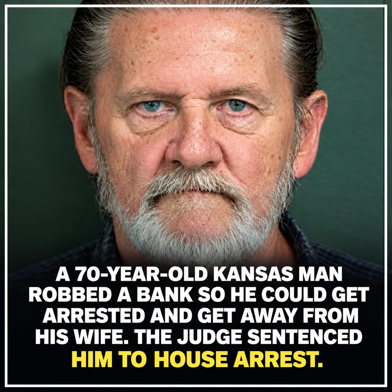 He Robbed a Bank to Escape His Wife — Then the Judge Sentenced Him to Stay Home