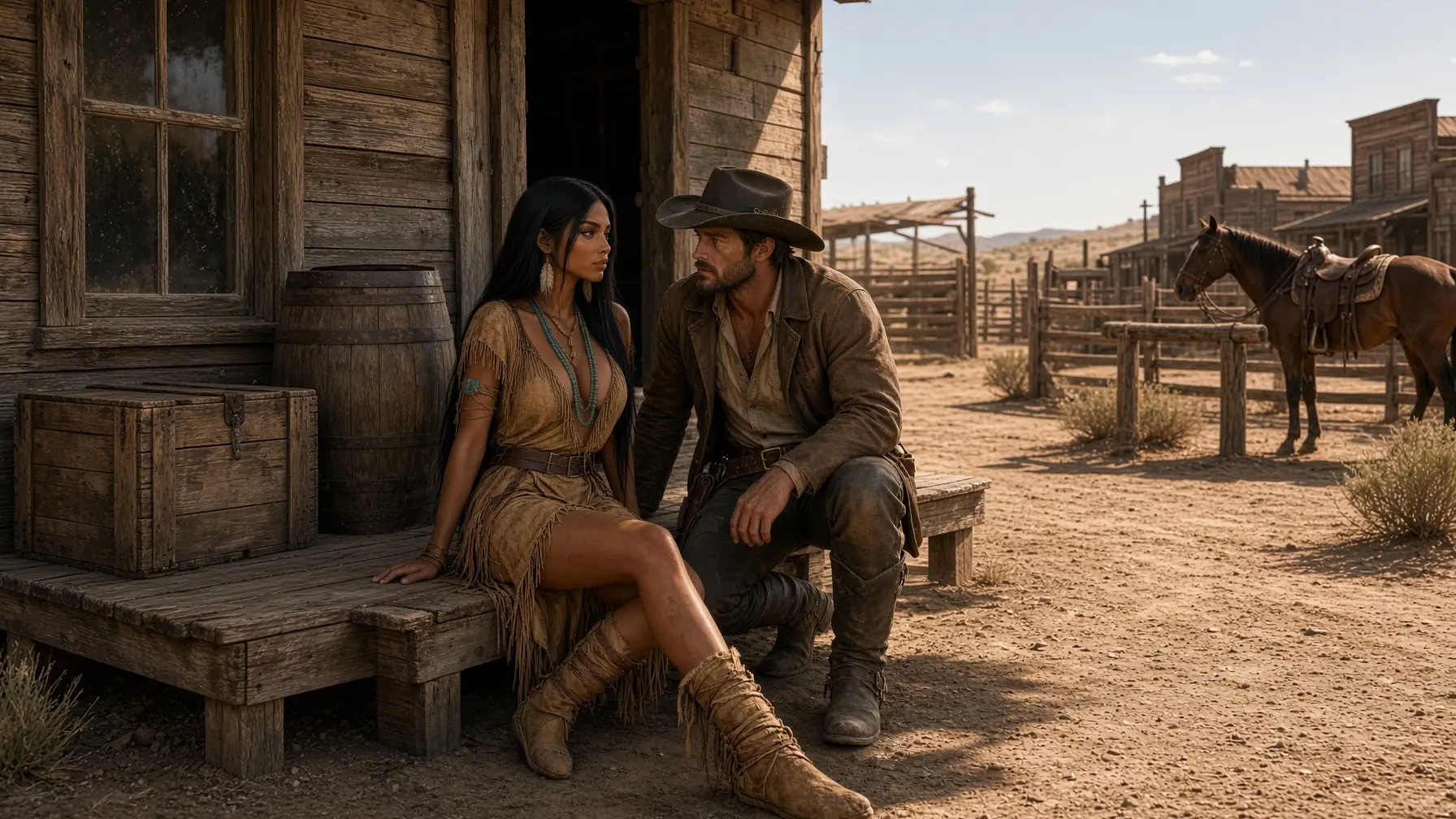 “Touch Me, and You’ll Know My Secret,” the Apache Woman Whispered to the Cowboy