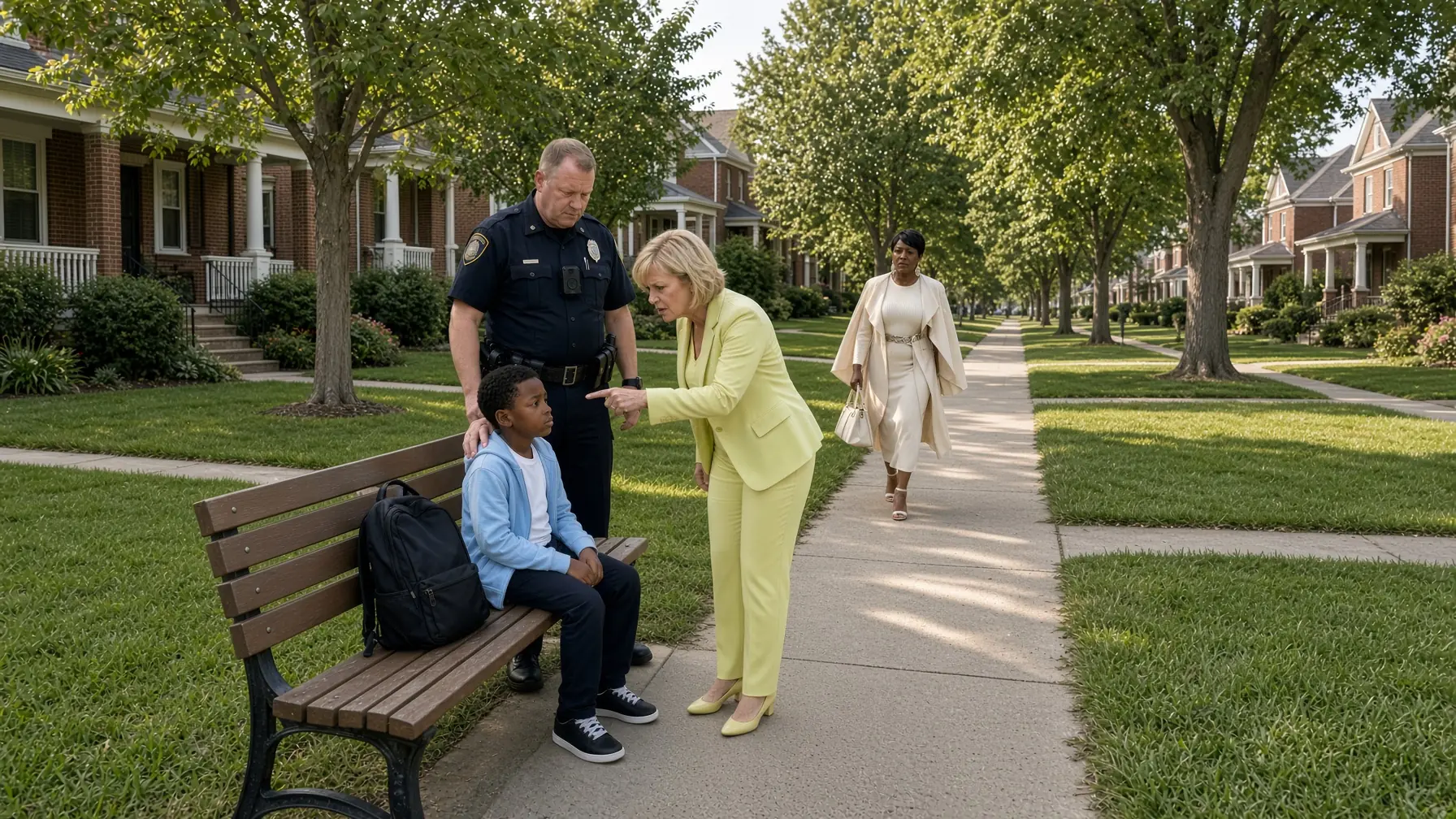 White Woman Calls Cops on Black Teen, Then Freezes When His Powerful Mother Arrives