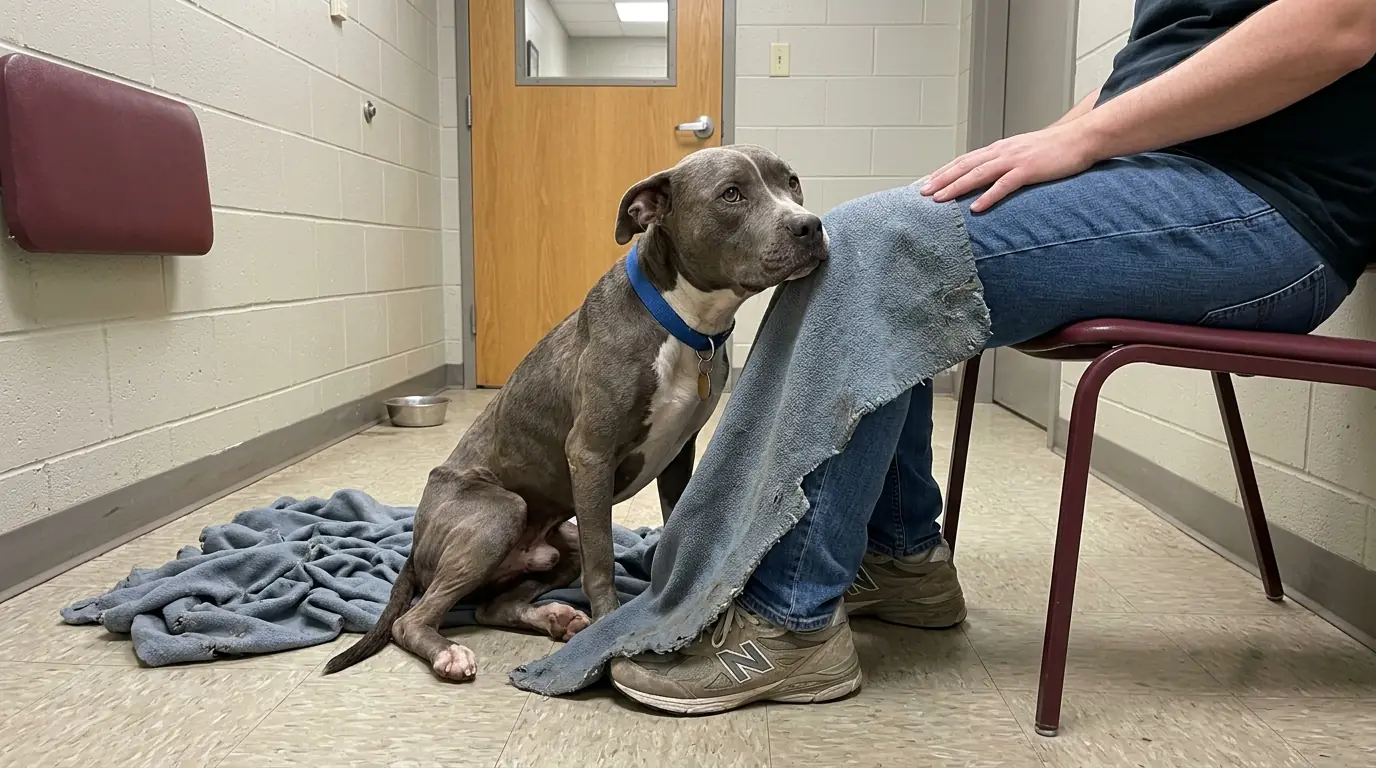 Daisy Keeps Hiding the Same Leg Whenever Someone Approaches Her Kennel—And Staff Are Trying to Understand Why