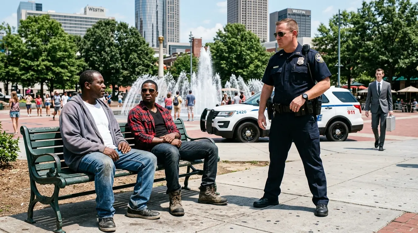 Cop Tries to Arrest Two Black Men on Park Bench — Unaware They’re Undercover FBI Agents
