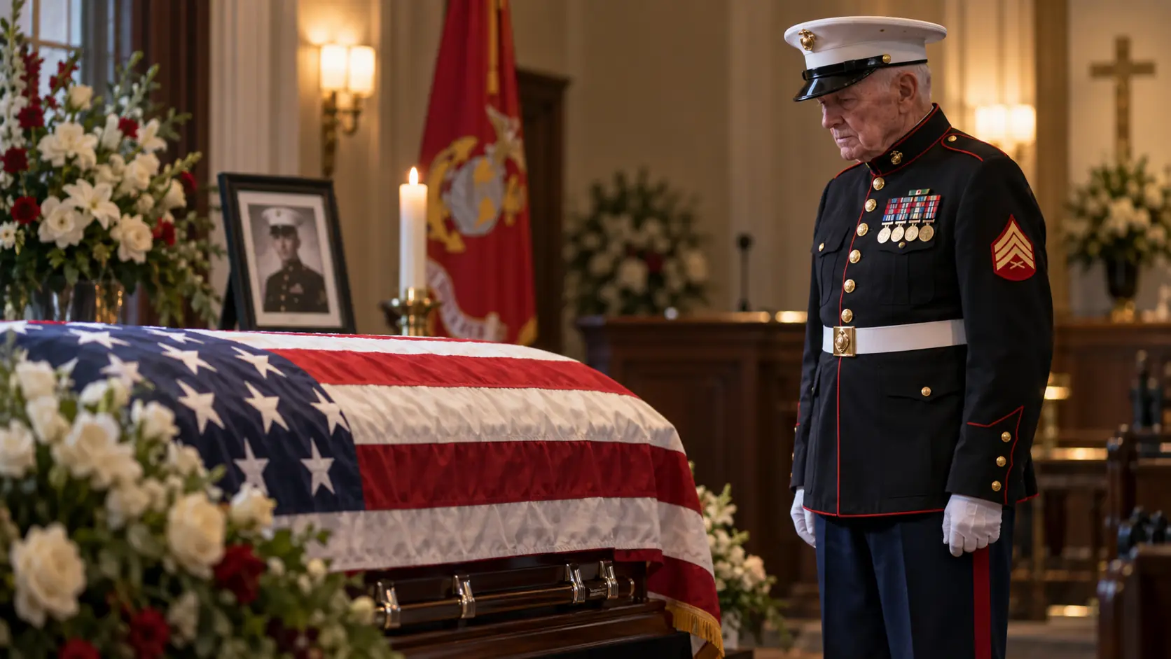 The Marine Who Stood Guard One Final Time: The True Story—and the Detail Viral Posts Get Wrong