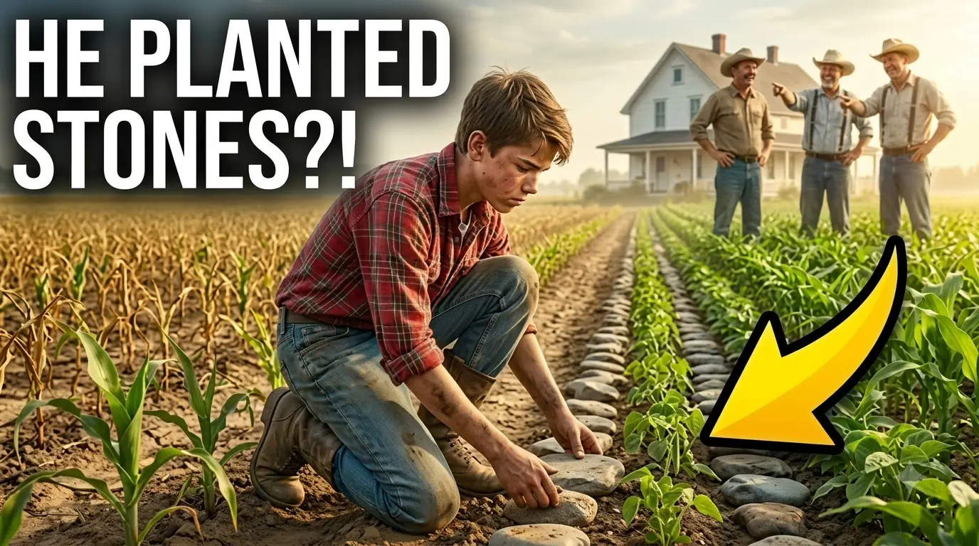 Everyone Laughed When the Poor Boy Filled His Farm With Stones... Until Harvest