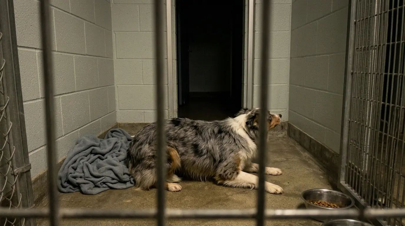 She Stays Hidden All Day—Then the Shelter Goes Quiet and She Finally Comes Out