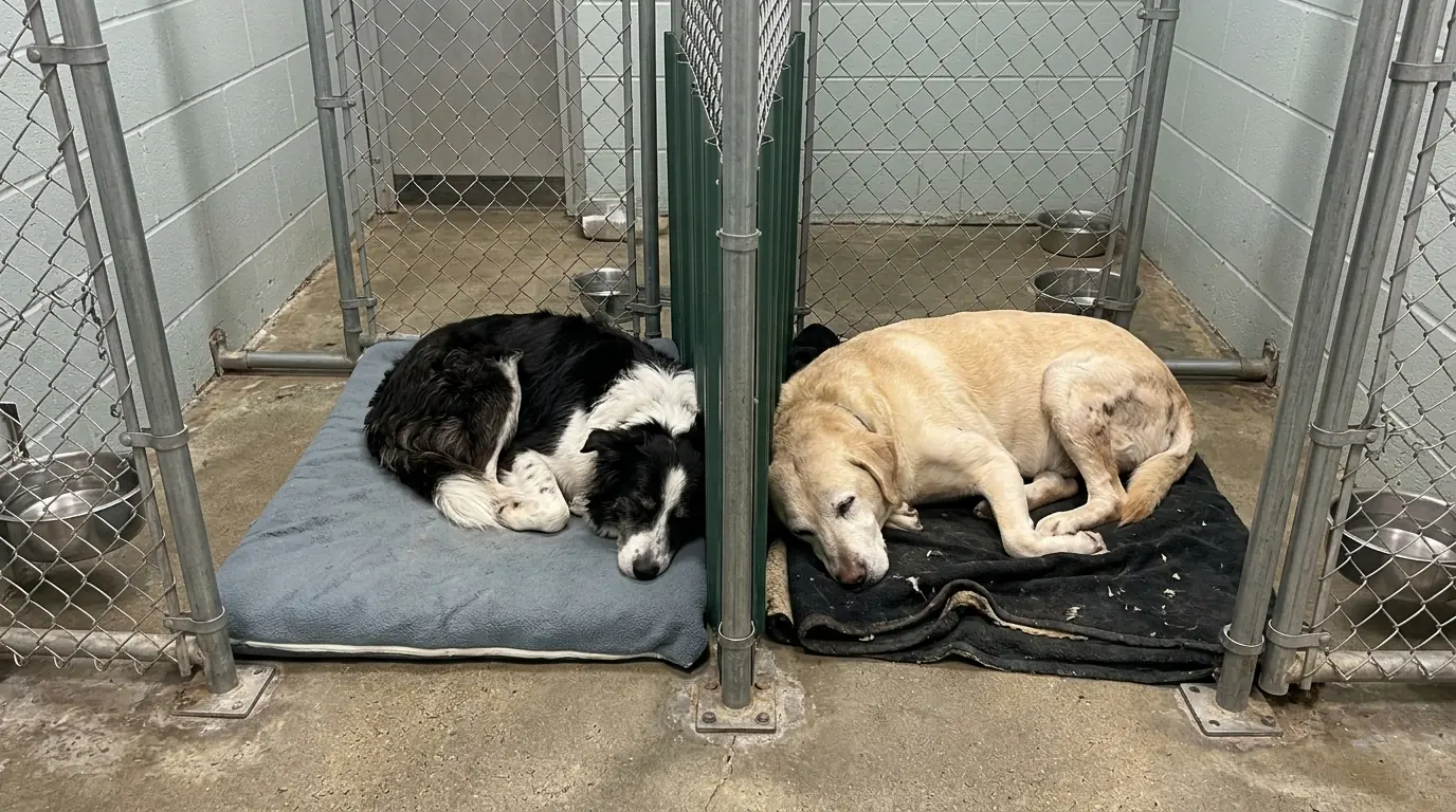Why Does Maggie Push Her Bed Against Duke’s Kennel Wall Every Night?