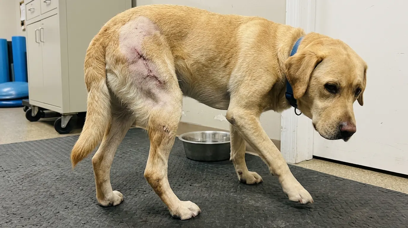 Cooper Can Stand Again After Pelvic Surgery—But One Small Turn Still Stops Him Cold