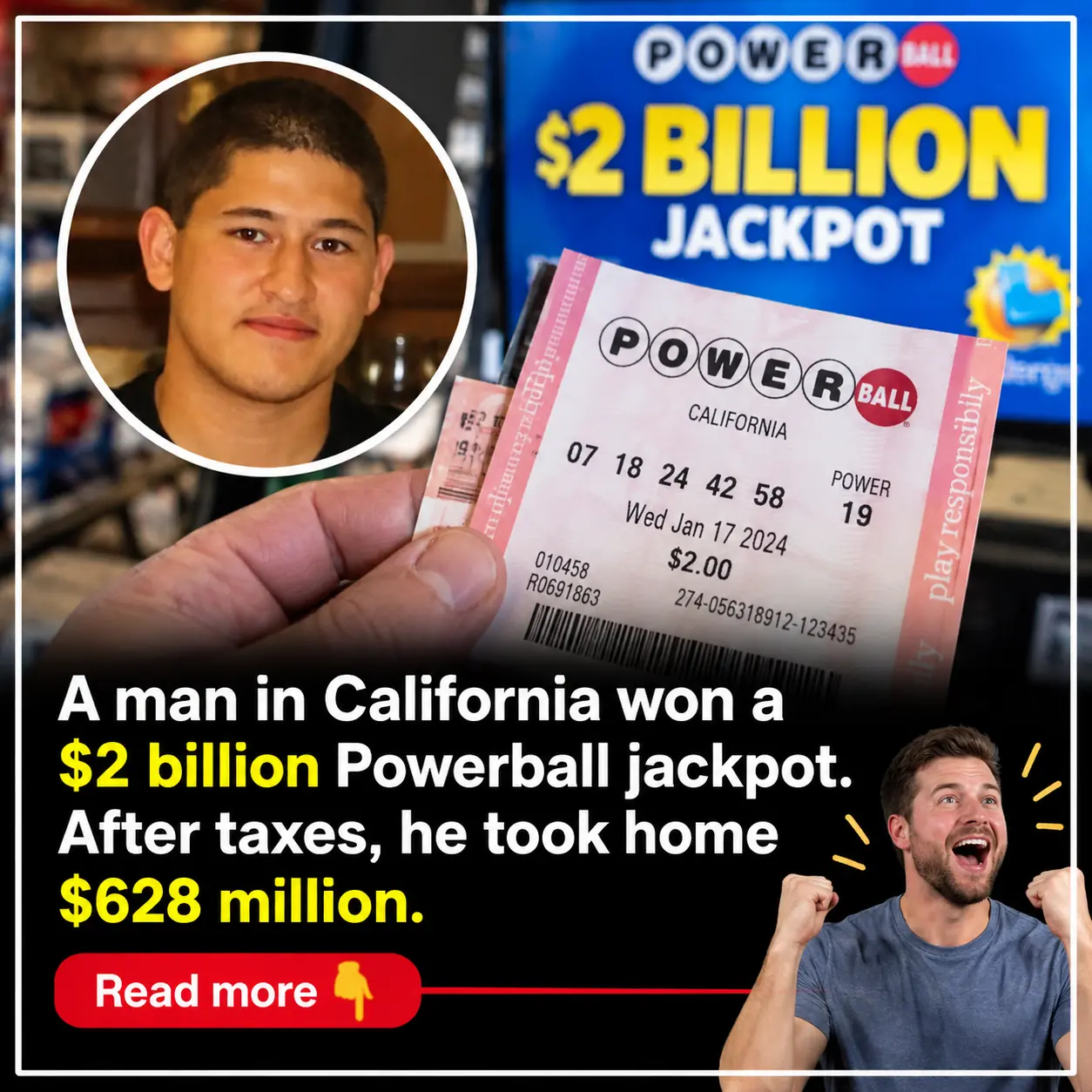 Powerball Winner Hit a Record $2.04 Billion Jackpot — But Took Home Around $628 Million After Taxes