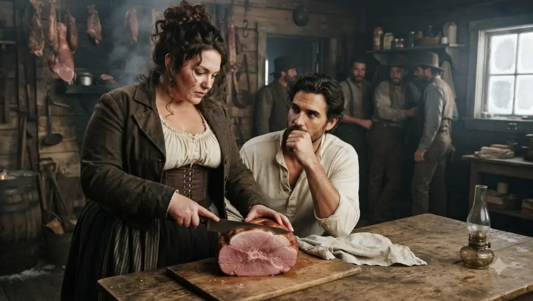 He Hired a Plus-Size Woman to Save His Winter Pork — Then She “Stole” Every Ham Before Dawn