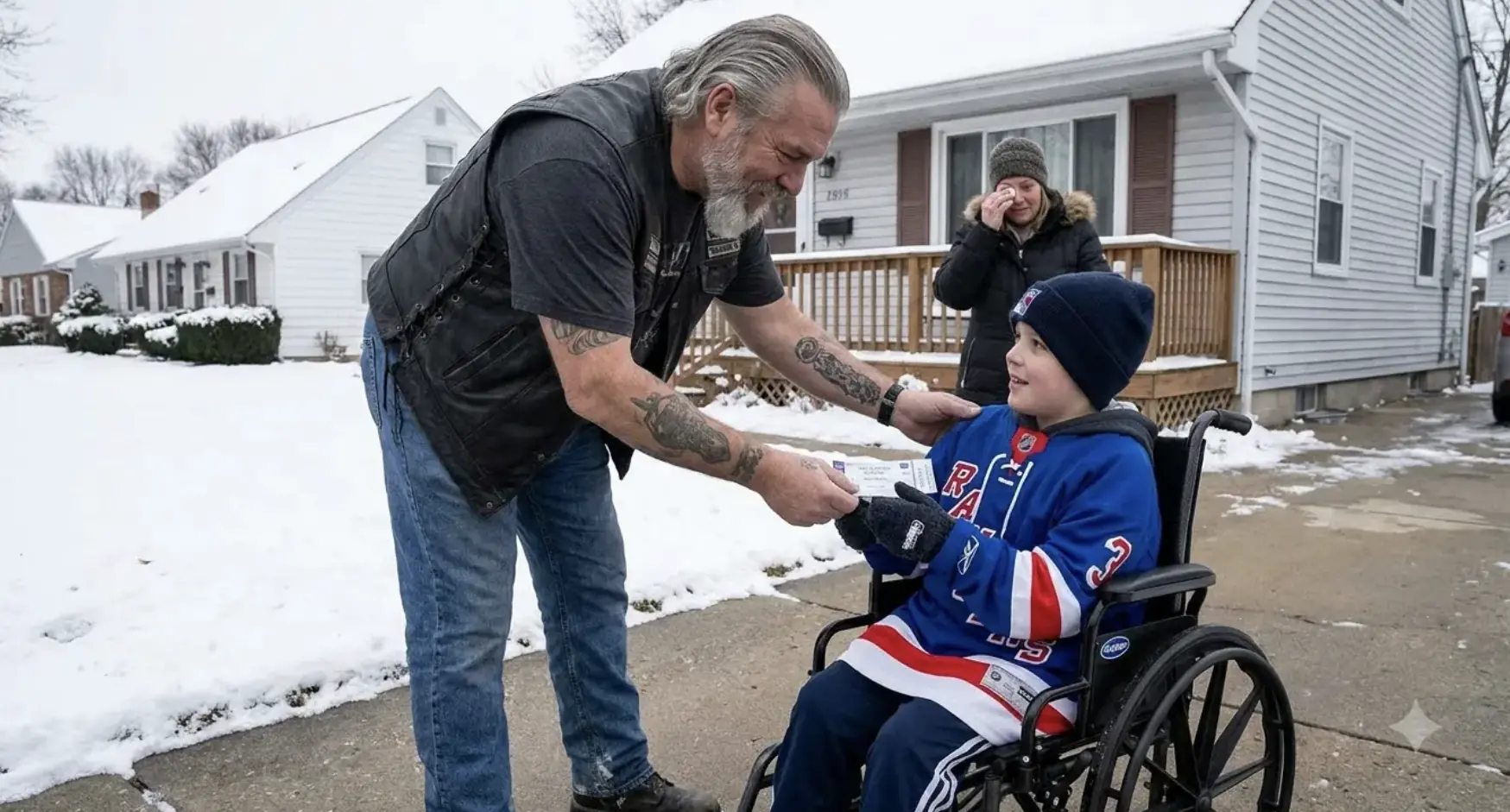 A Biker Took a Paralyzed 8-Year-Old to Every Rangers Game for Three Years — Then His Mother Found the Letter He Never Meant Her to Read