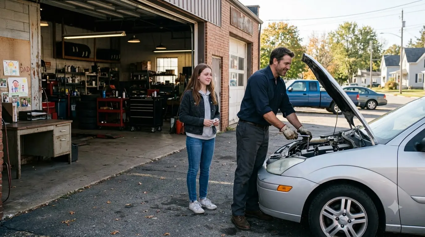 The Single Dad Mechanic Helped A Crying Teen For Free — The Next Day, Her CEO Mother Came