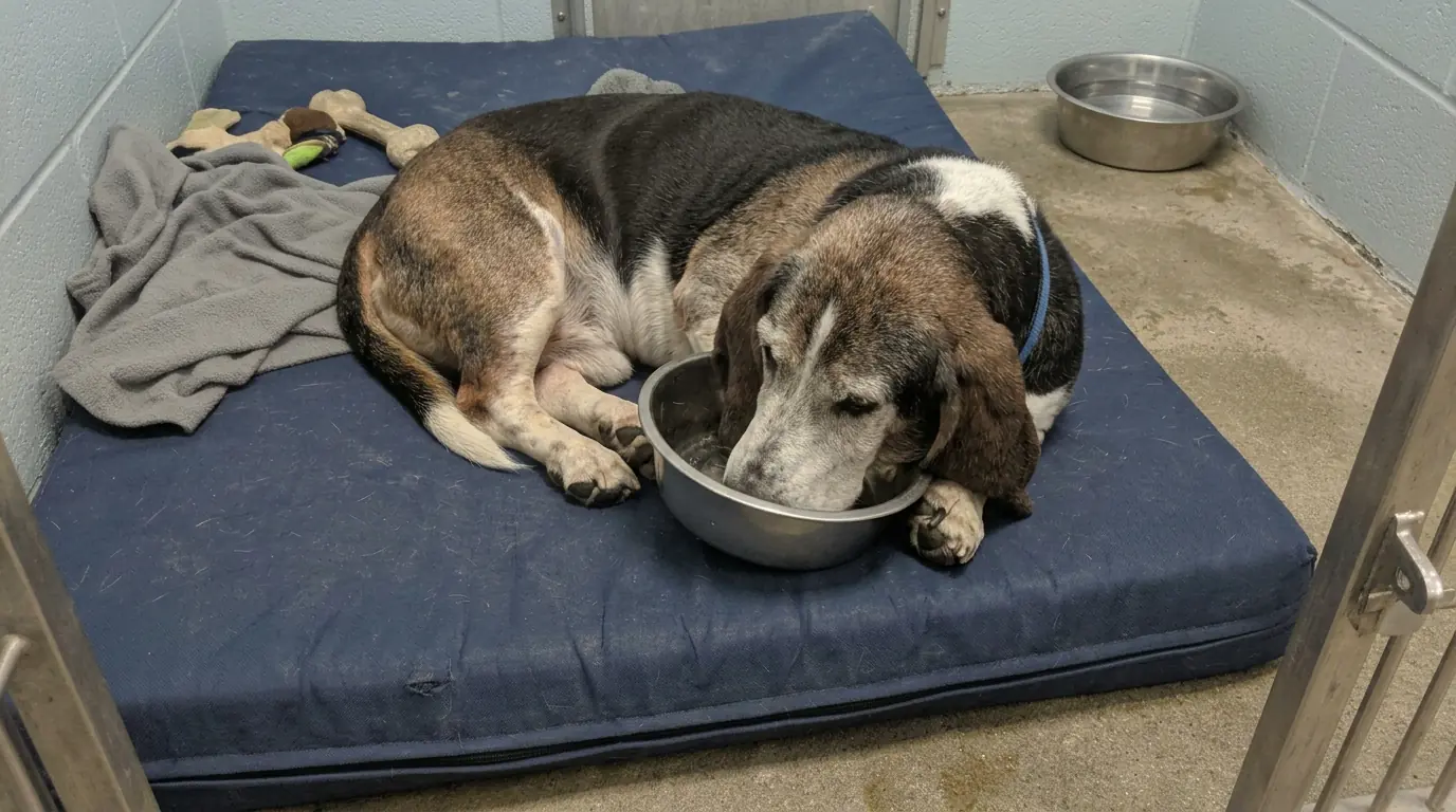 Murphy Finishes Every Meal—Then Carries His Empty Bowl to Bed and Sleeps Wrapped Around It
