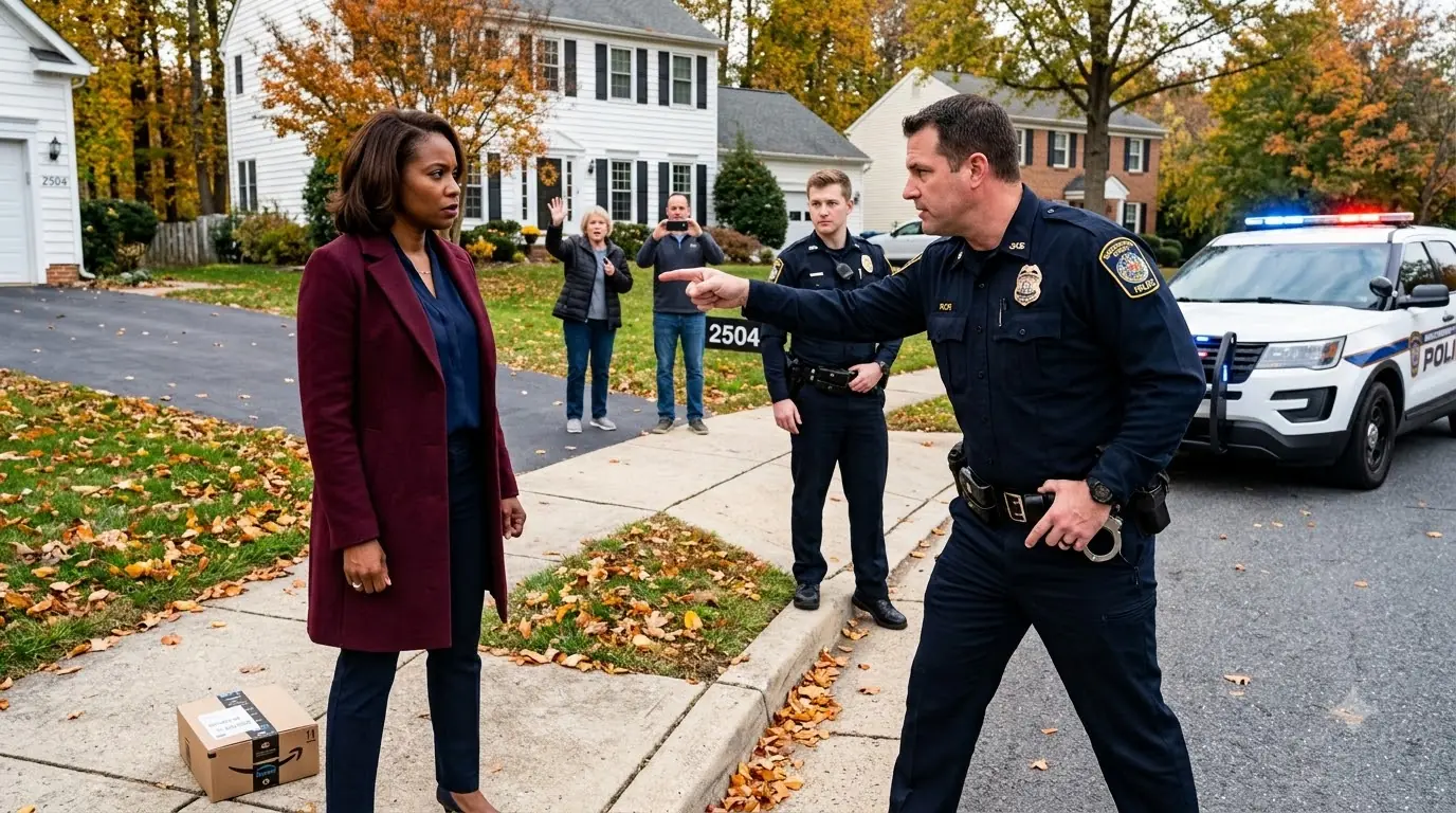 Cops Target A Woman In Her Own Neighborhood — Then Freeze When Her Husband Arrives