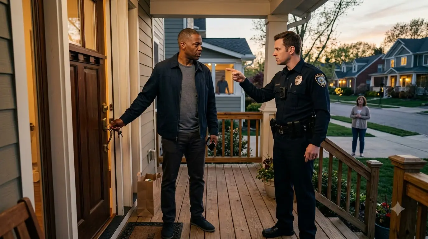 Officer Demands ID From A Man on His Own Porch — Then One Call Made His Career Over