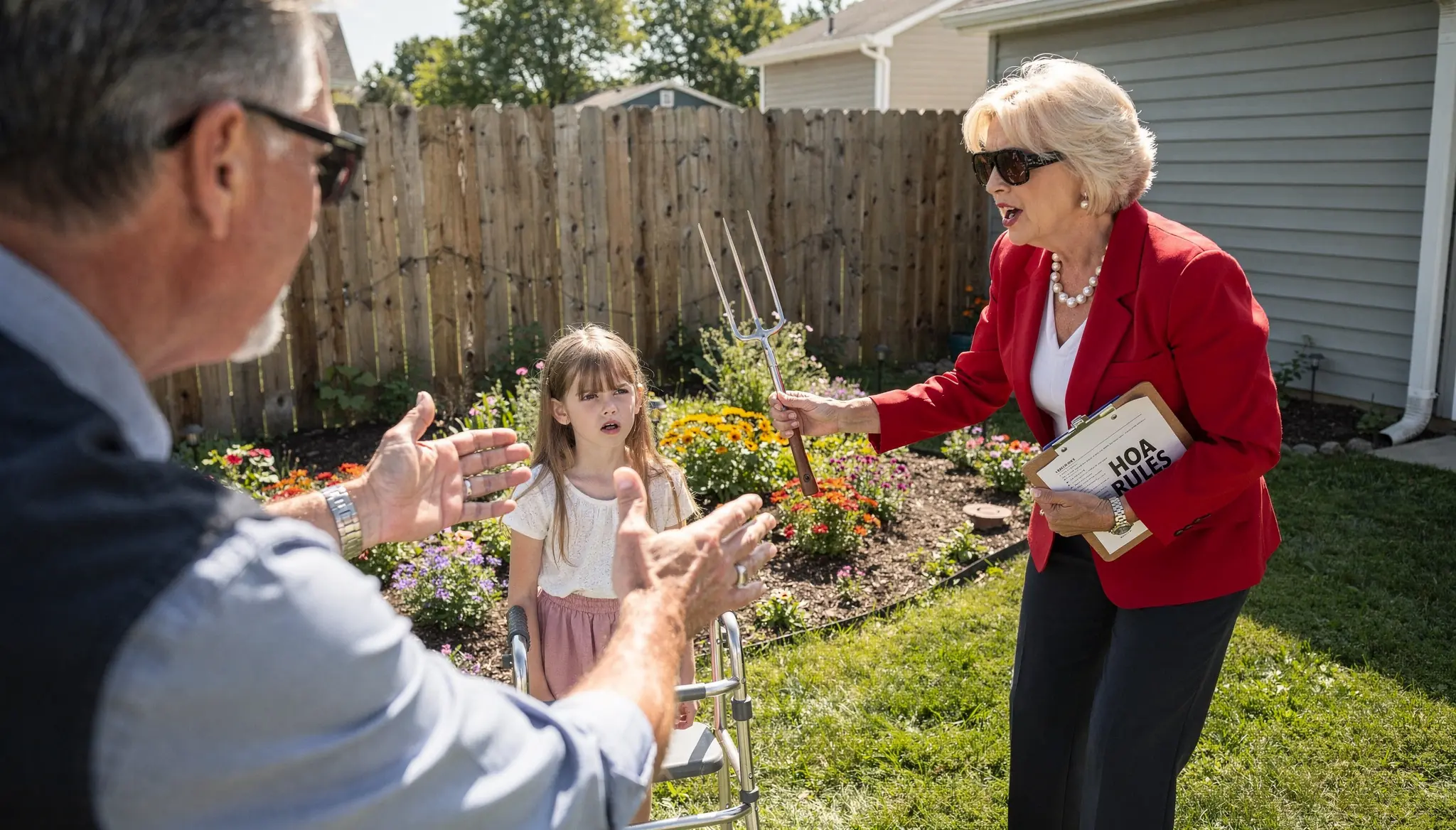 HOA Karen Locked My Disabled Daughter In Cage in Backyard — Now She's Facing Charges