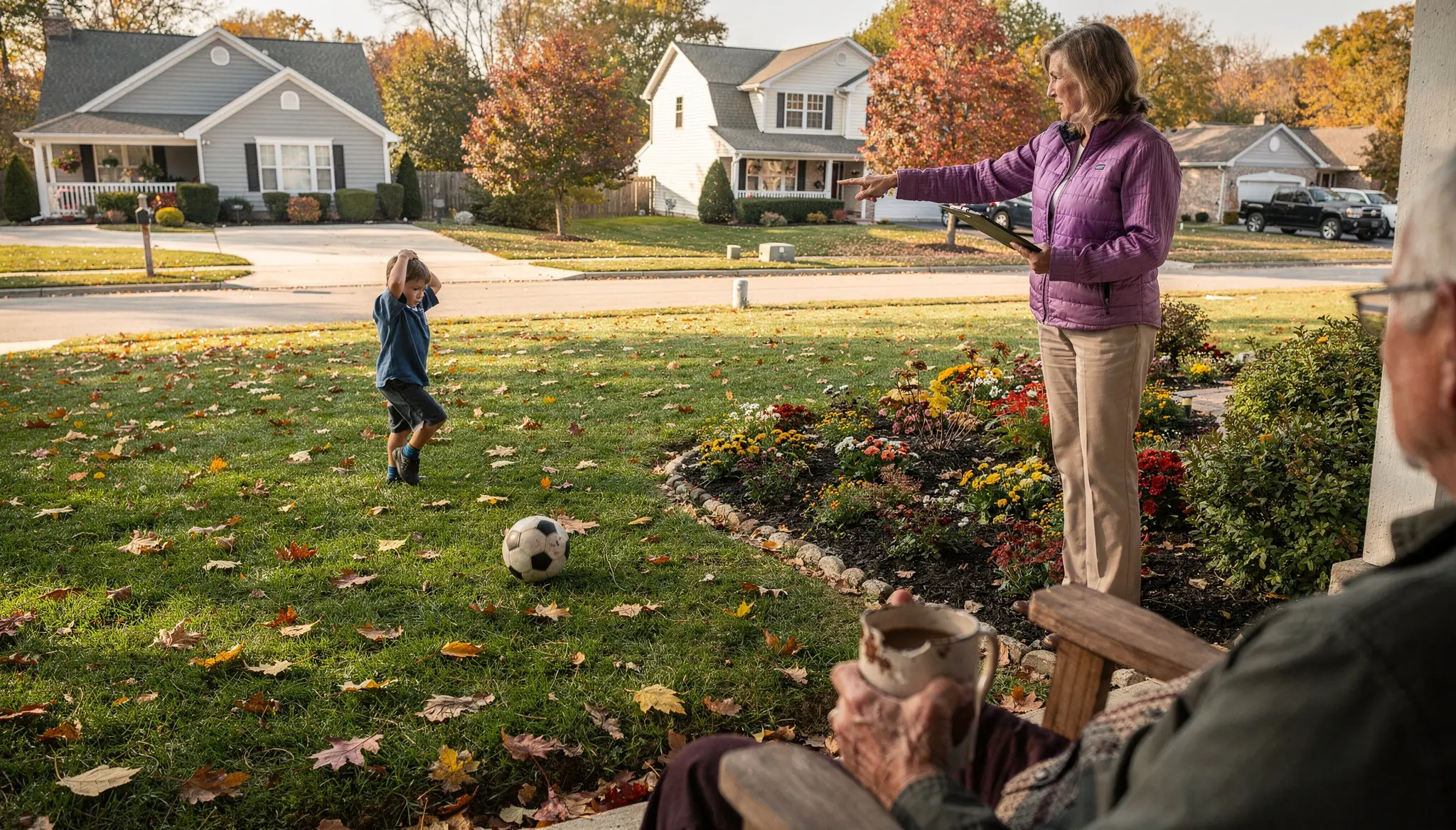 Karen Yelled at My Son for Playing — She Didn’t Know Who Was Sitting on the Porch